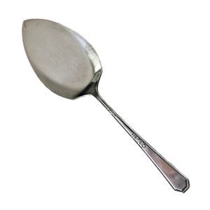 WM. Rogers And Son Silverplate Solid Pie Serving Spatula 9.5 Inches Long